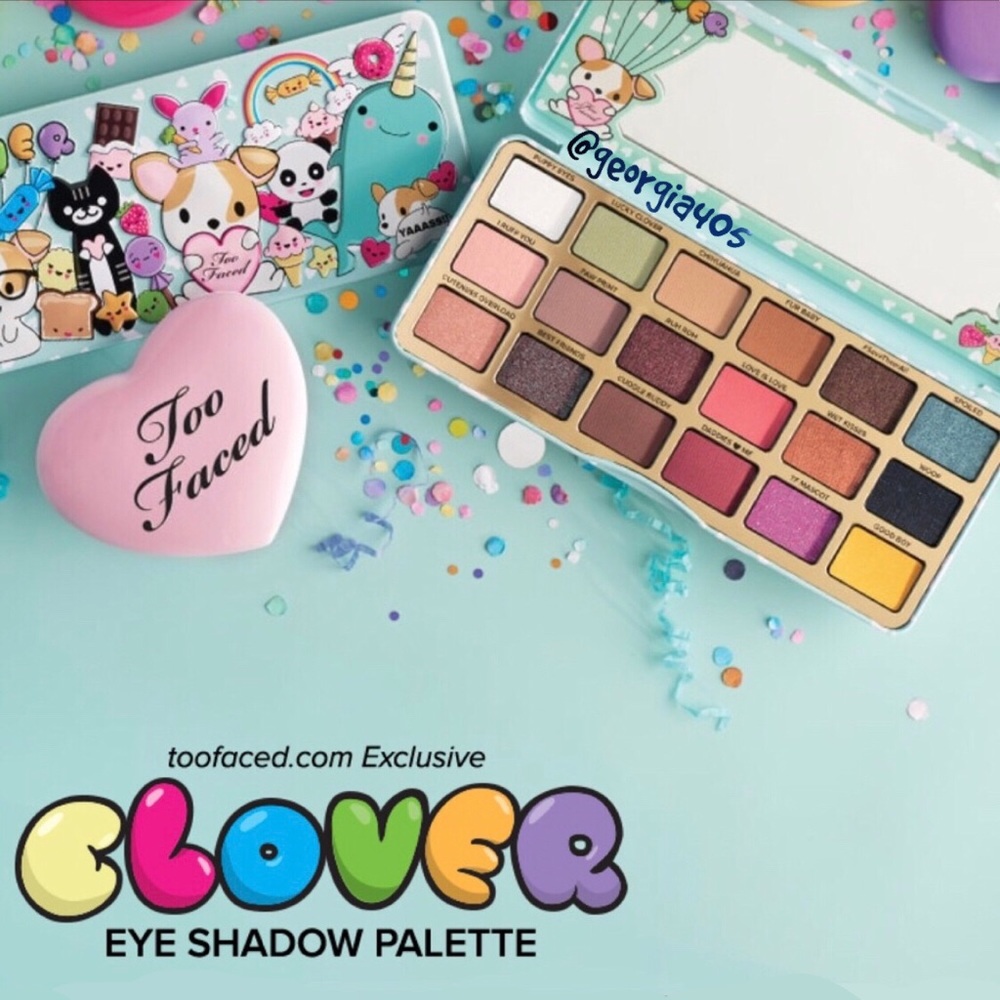 ✴️☘️NEW Too Faced CLOVER Palette ➕BONUS🎁